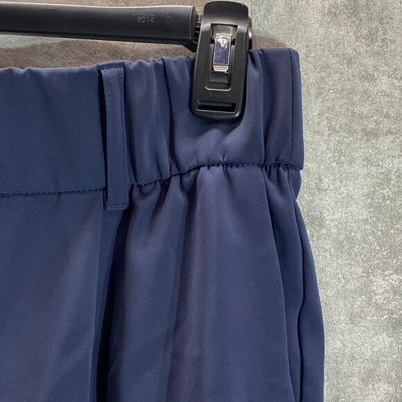 ATM Women's Navy Anthony Thomas Melillo Twill Pull-On Pants SZ M - Picture 5 of 11